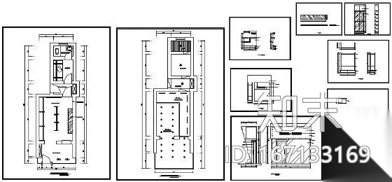 服装店装修施工图cad施工图下载【ID:167133169】