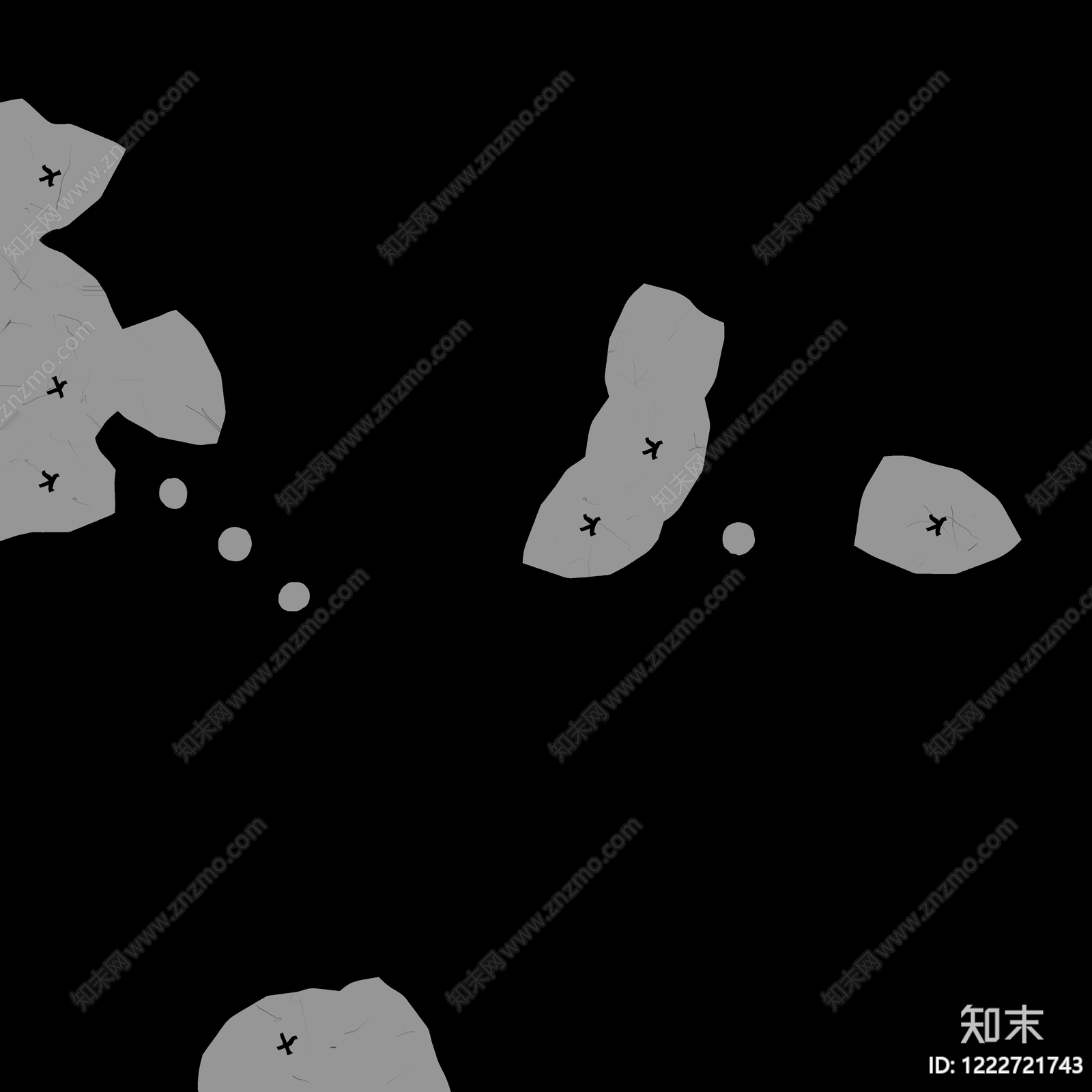 月球表面高清贴图材质