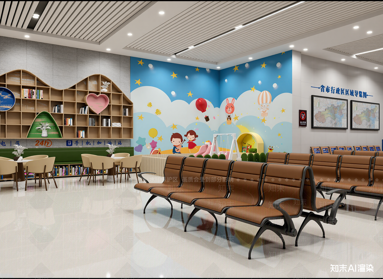 现代大厅3D模型下载【ID:1214653940】