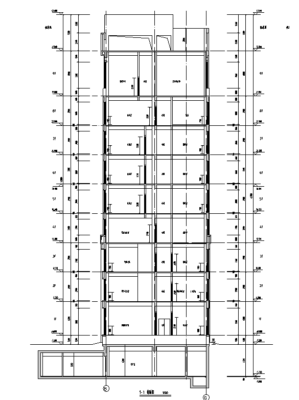 [江苏]17年最新办公建筑施工图（含地下室及人防）施工图下载【ID:167508102】