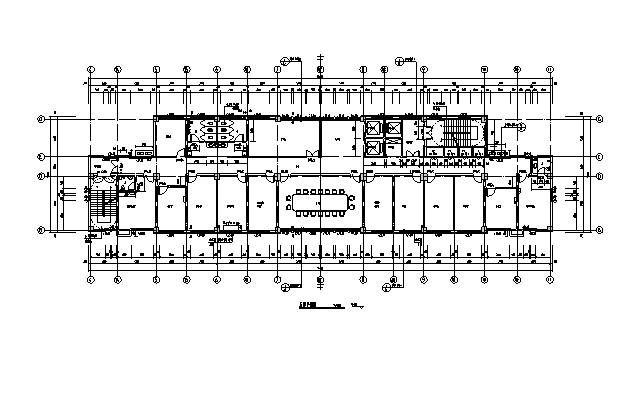 [江苏]17年最新办公建筑施工图（含地下室及人防）施工图下载【ID:167508102】