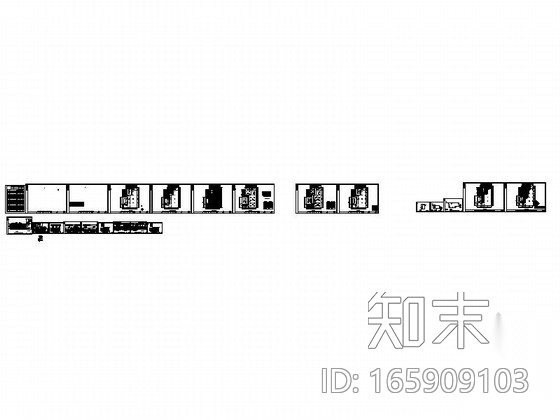 现代风格儿童游泳馆室内设计装修图施工图下载【ID:165909103】