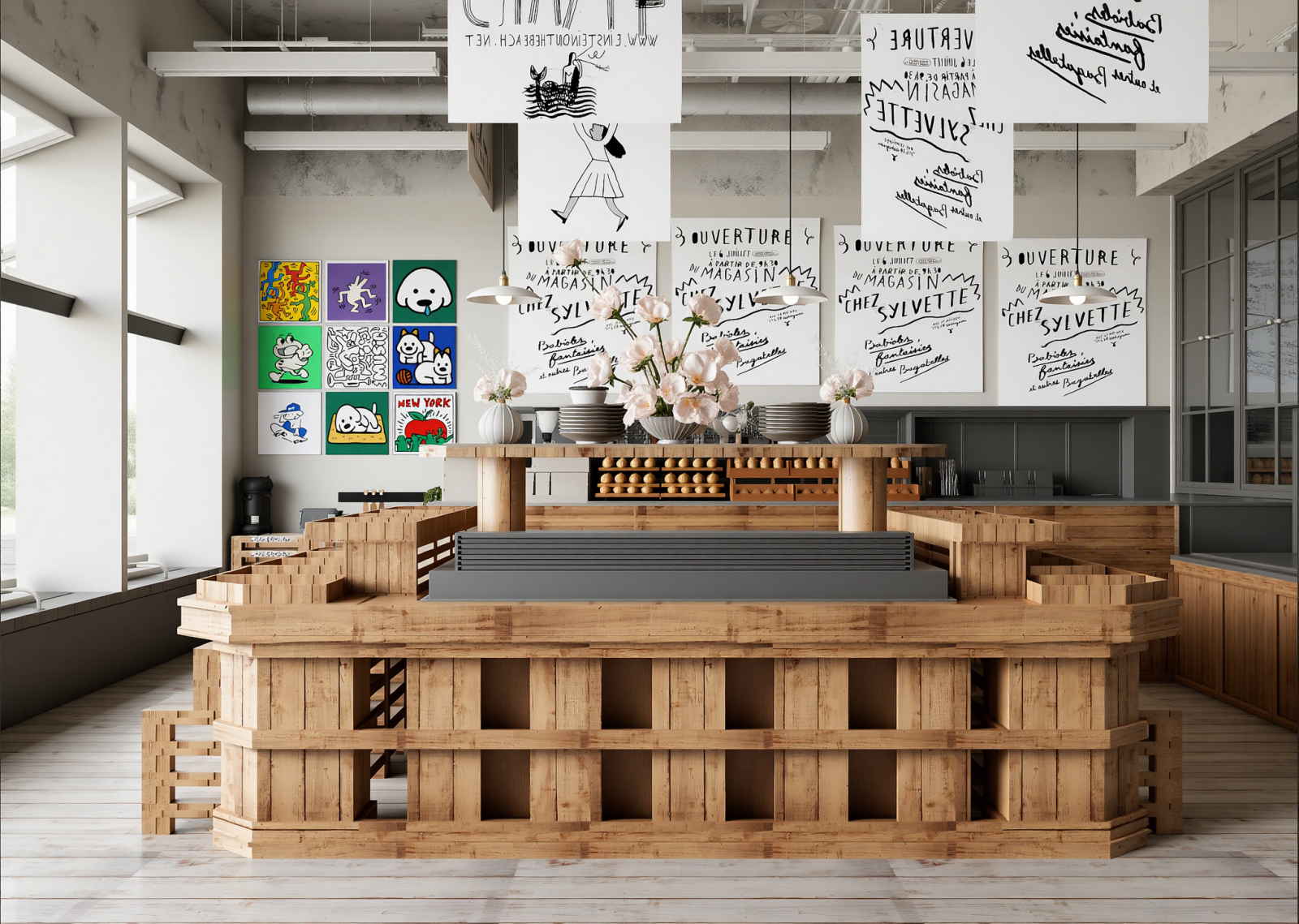 北欧咖啡厅3D模型下载【ID:1214846566】