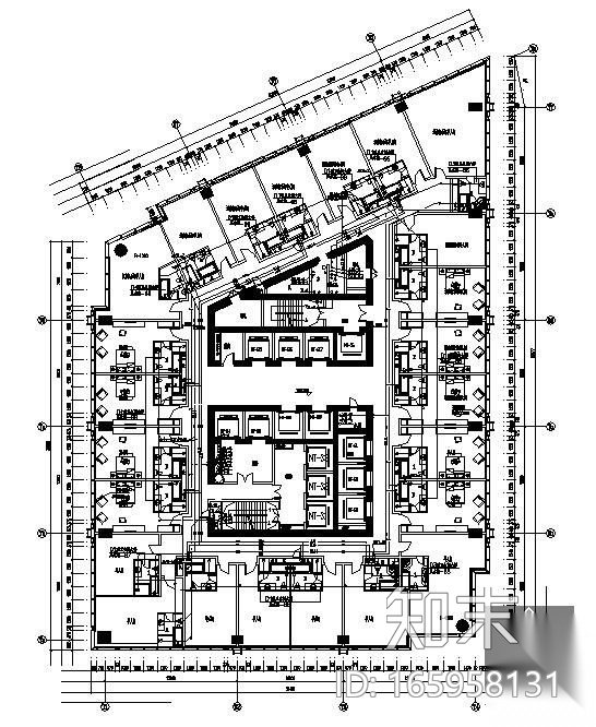 [无锡]商业街中心建筑给排水施工图纸（南楼170米、北...cad施工图下载【ID:165958131】