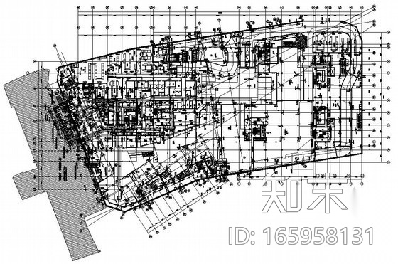 [无锡]商业街中心建筑给排水施工图纸（南楼170米、北...cad施工图下载【ID:165958131】