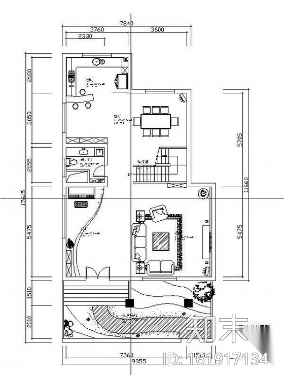 [溧水]某双层别墅装饰图（实景+手绘）施工图下载【ID:161917134】