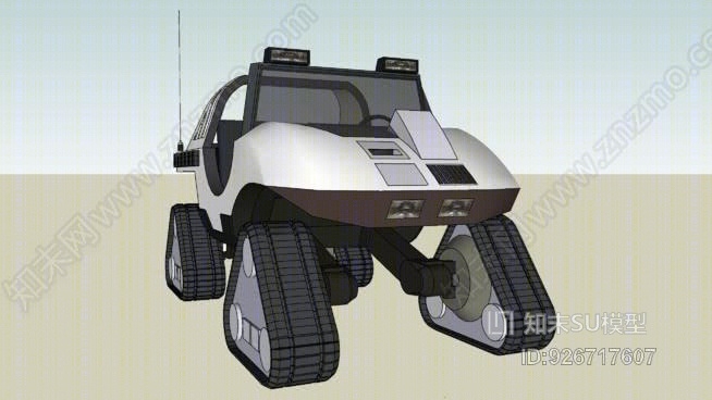 雪撬SU模型下载【ID:926717607】