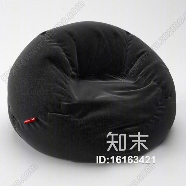 现代布艺懒人沙发3D模型下载【ID:16163421】