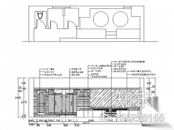 某桑拿双人VIP室装修图cad施工图下载【ID:166290166】