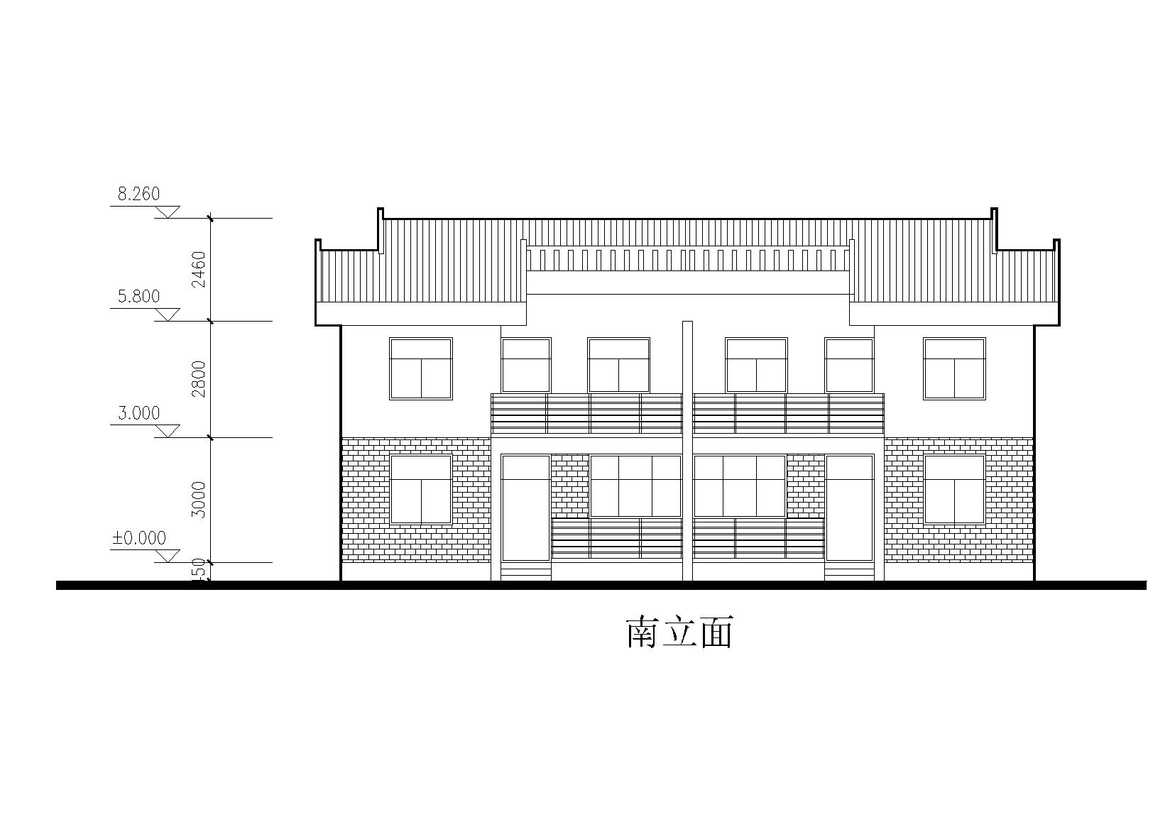 江南村落安居型农村居住建筑设计施工图施工图下载【ID:165155198】