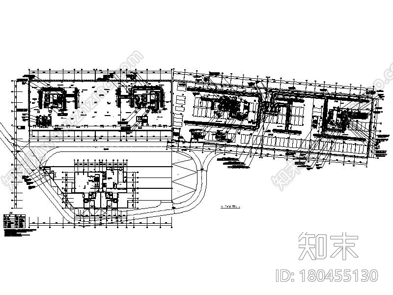 高层安置房暖通空调通风系统设计施工图cad施工图下载【ID:180455130】