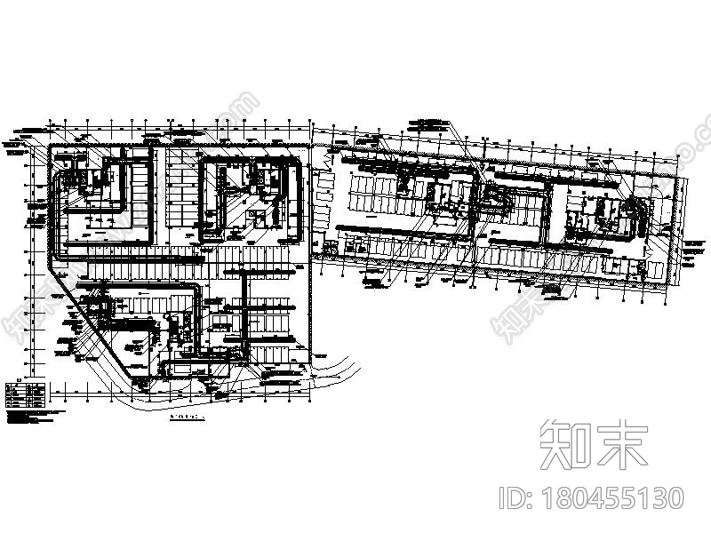 高层安置房暖通空调通风系统设计施工图cad施工图下载【ID:180455130】