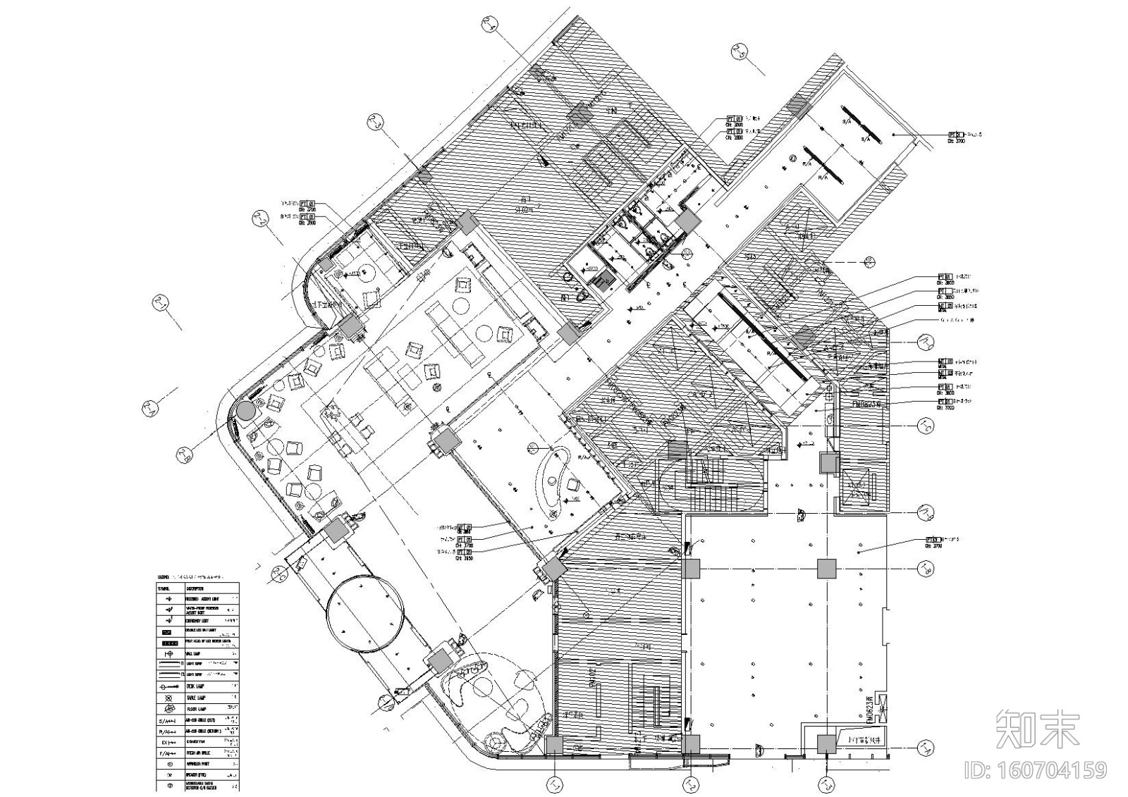 [上海]五星商务酒店及公寓施工图+实景拍摄cad施工图下载【ID:160704159】