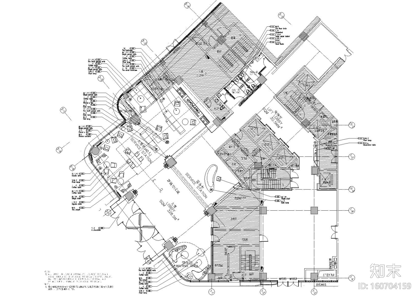 [上海]五星商务酒店及公寓施工图+实景拍摄cad施工图下载【ID:160704159】