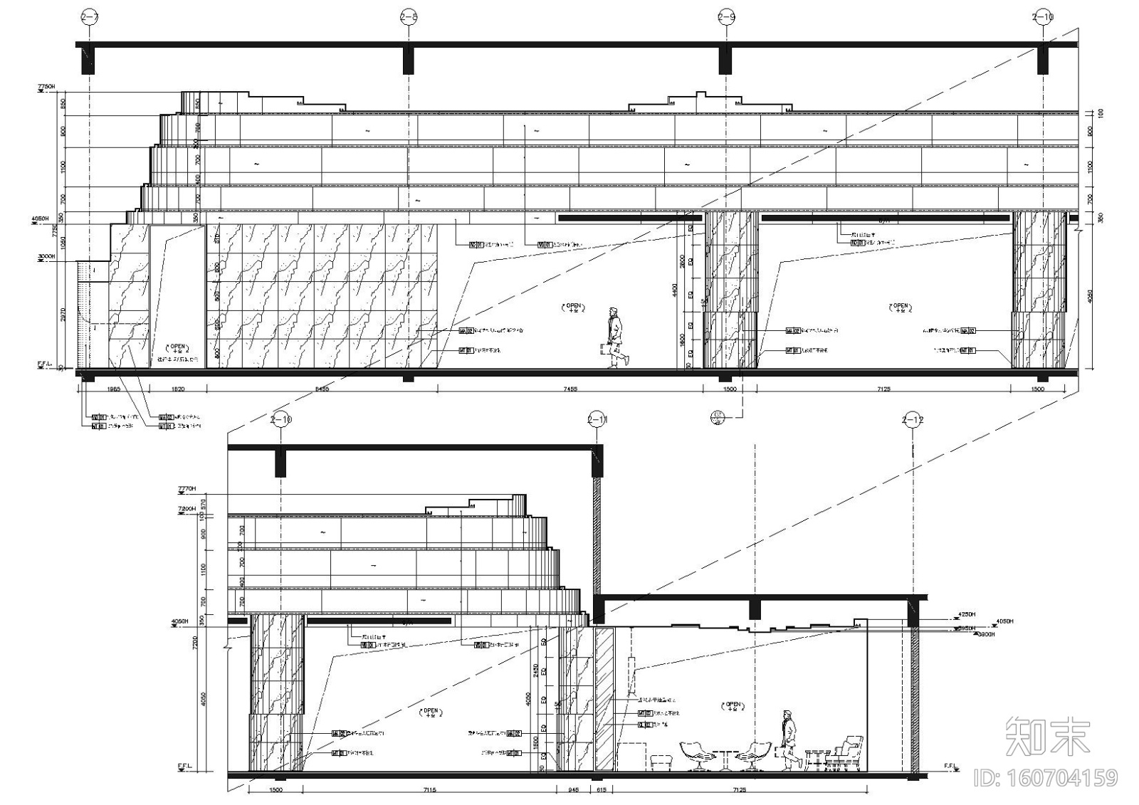 [上海]五星商务酒店及公寓施工图+实景拍摄cad施工图下载【ID:160704159】