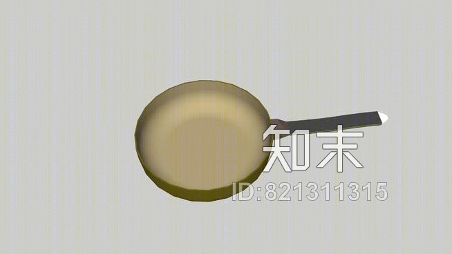 煎锅SU模型下载【ID:821311315】