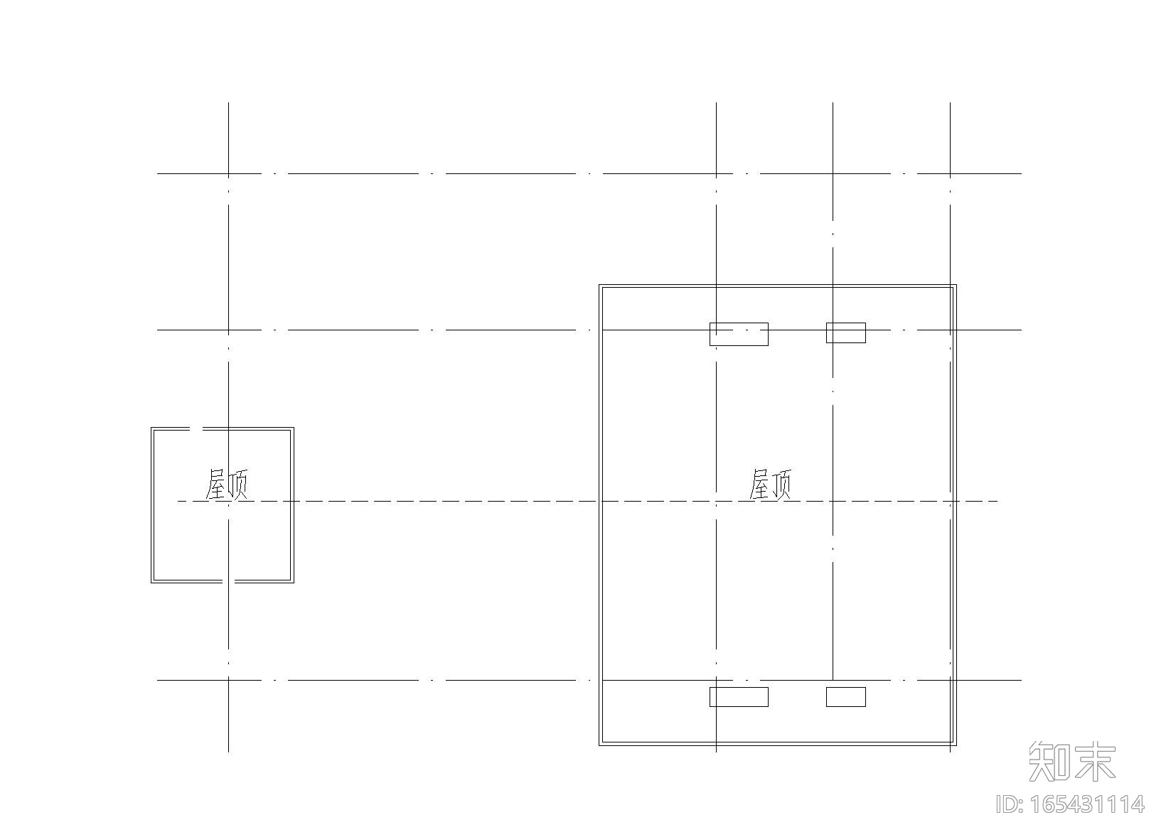 镇第二幼儿园校门建筑施工图（含结构水施)施工图下载【ID:165431114】