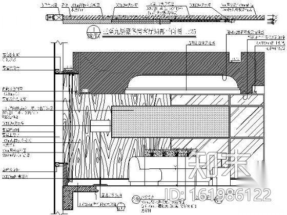 知名酒店豪华客房装修图cad施工图下载【ID:161986122】