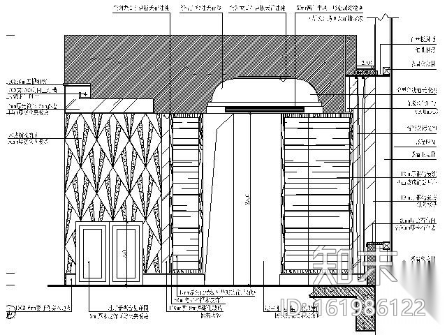 知名酒店豪华客房装修图cad施工图下载【ID:161986122】