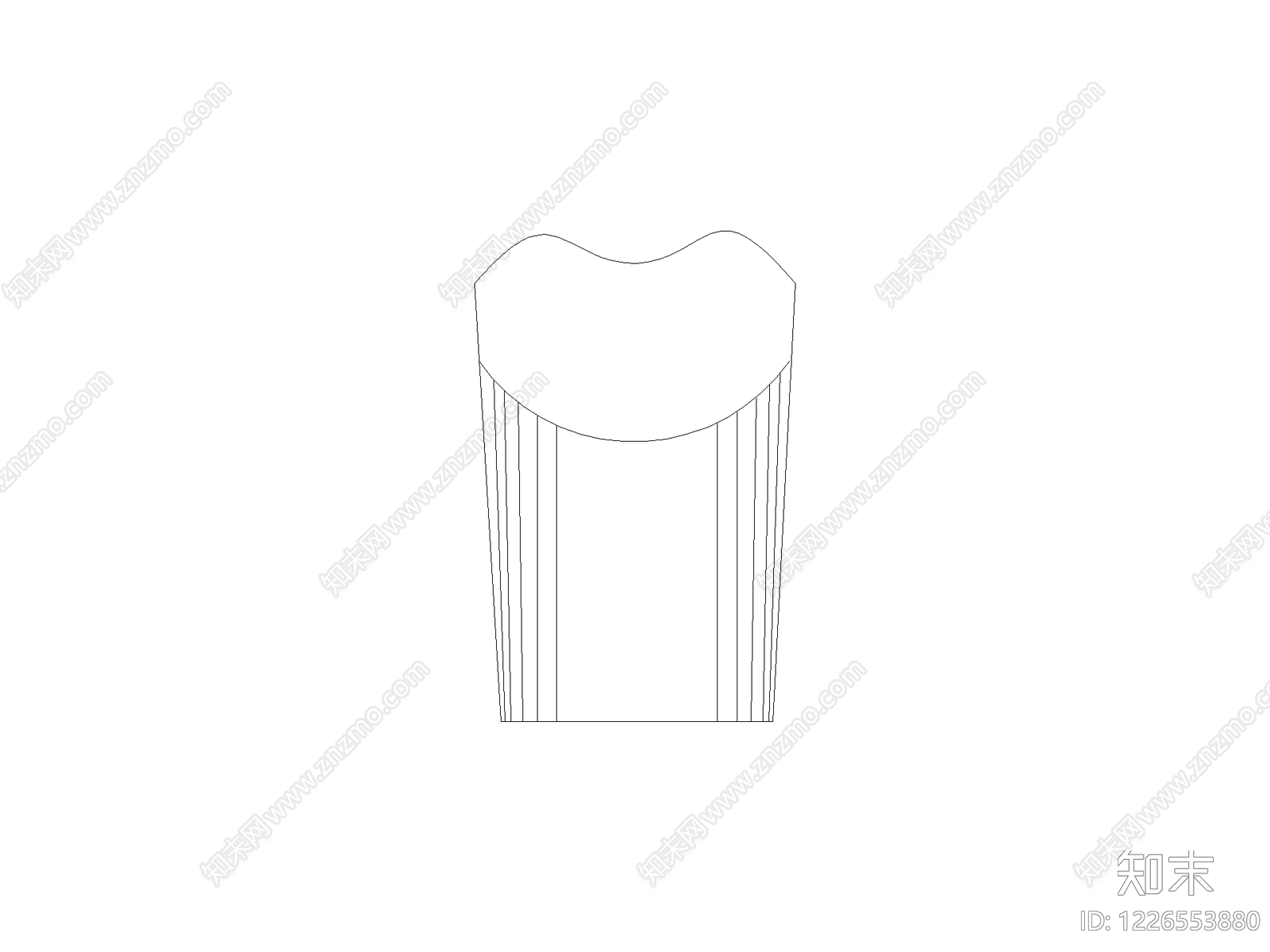 遮阳伞CAD图纸