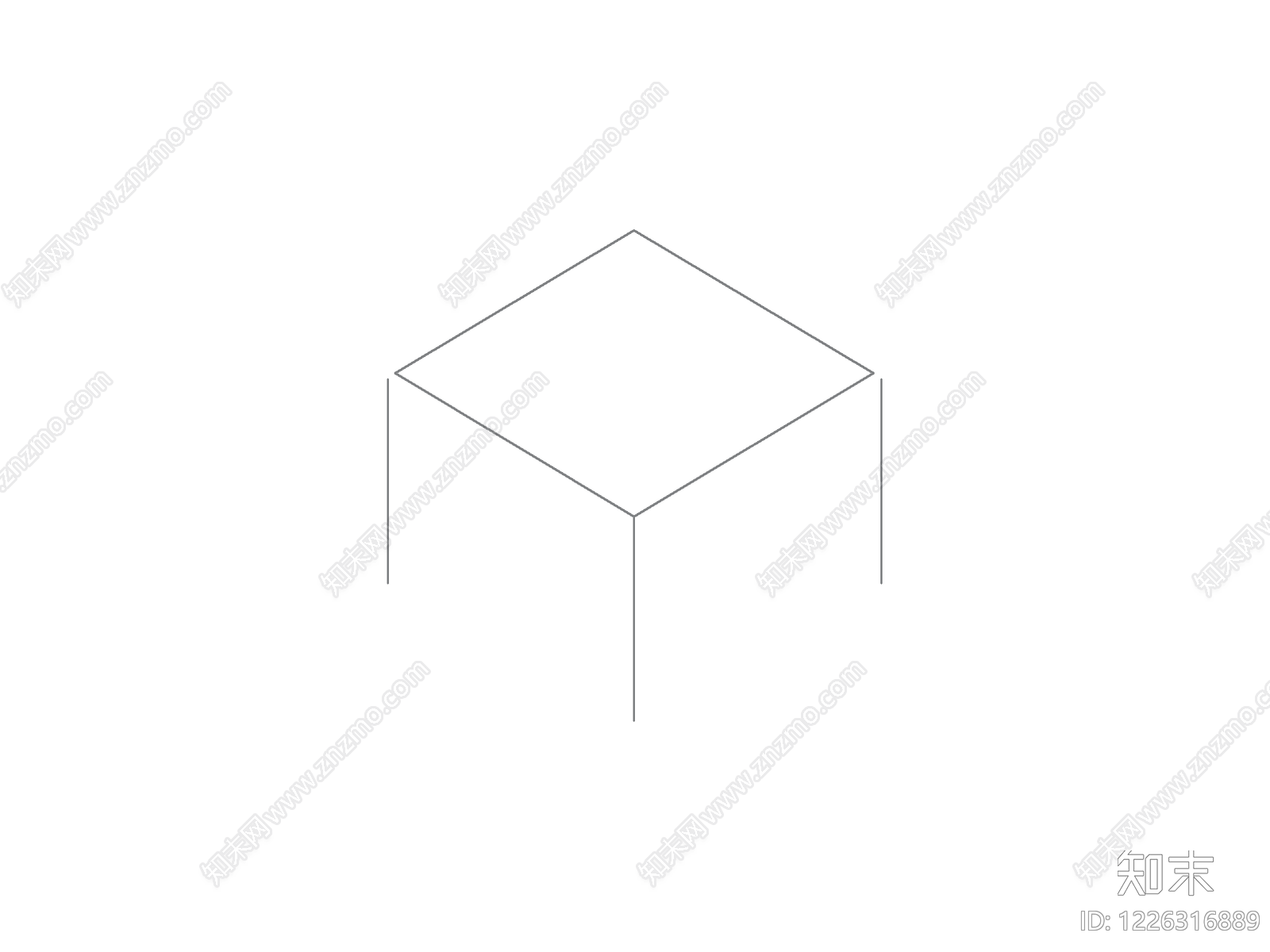 桌子cad施工图下载【ID:1226316889】