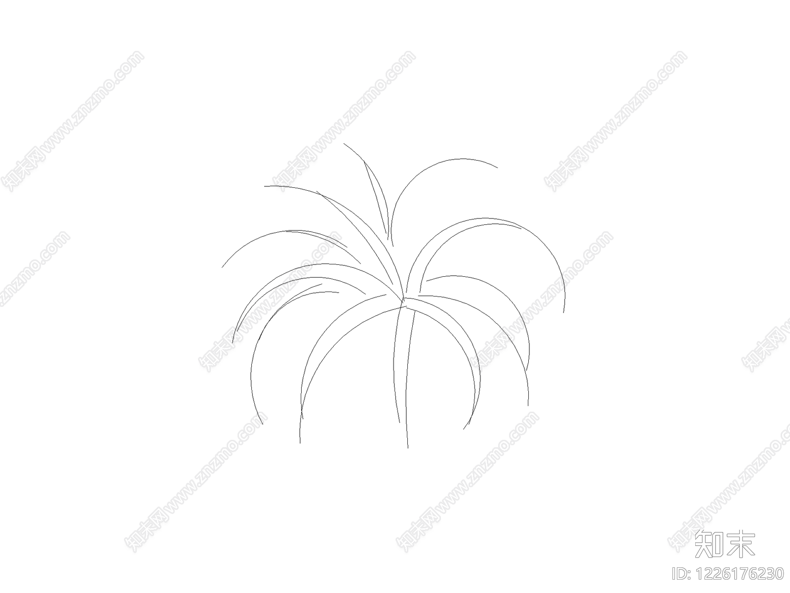 灌木种植CAD图纸