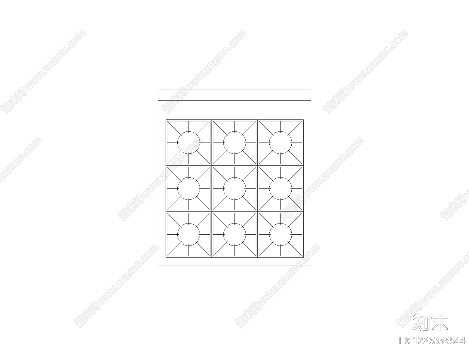 窗CAD图纸