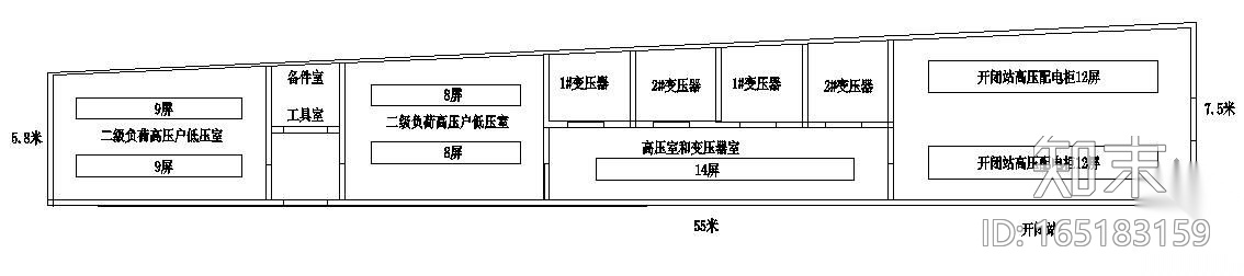 某10KV变电所系统图cad施工图下载【ID:165183159】