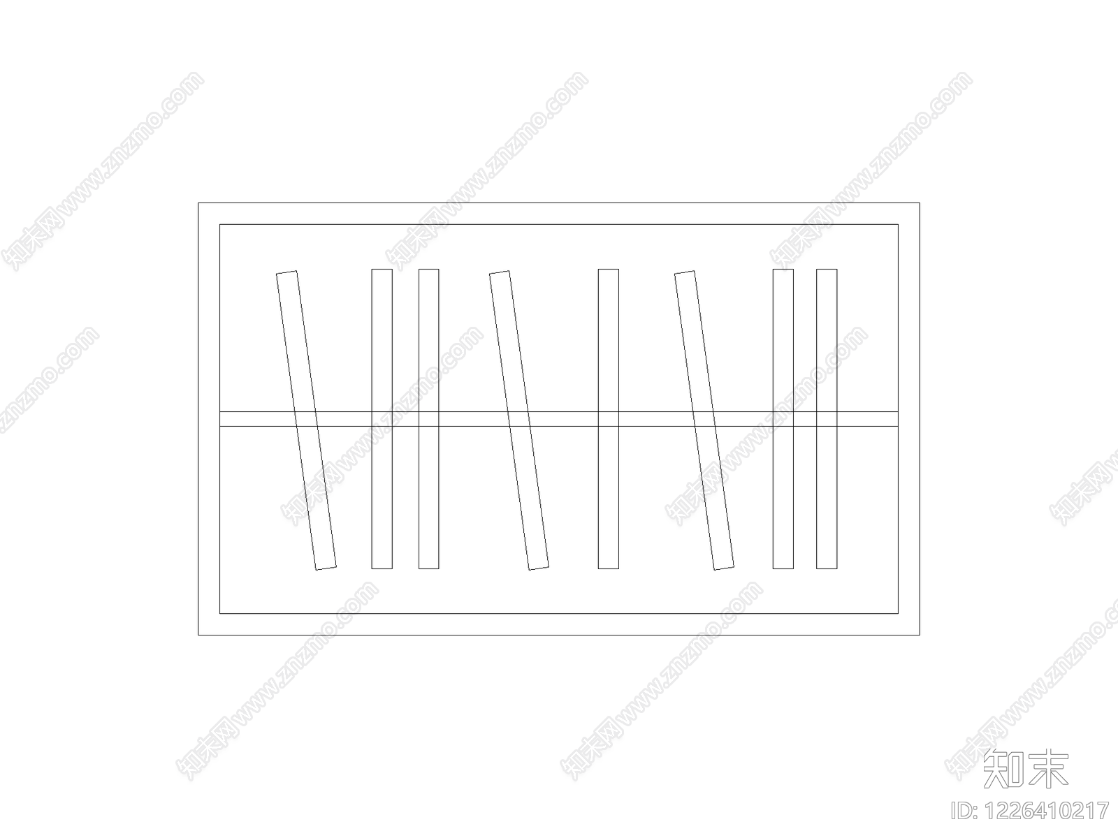 柜子平立面cad施工图下载【ID:1226410217】
