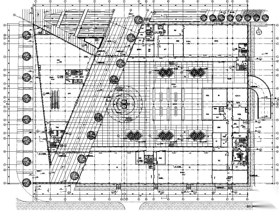 [广东]某图书馆建筑方案设计cad施工图下载【ID:151561165】