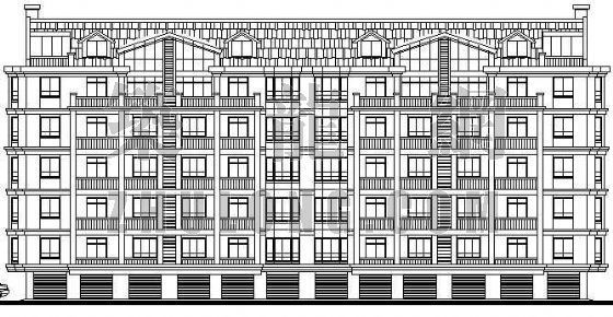 某多层住宅楼设计方案cad施工图下载【ID:149576107】