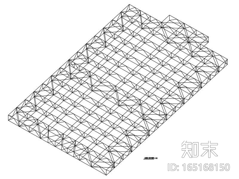 3层游泳馆框架结构施工图平面桁架屋盖2017cad施工图下载【ID:165168150】