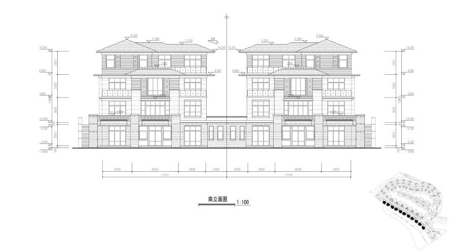 [深圳]四层新中式风格顶级生态庄园式别墅建筑设计方案...cad施工图下载【ID:165603109】