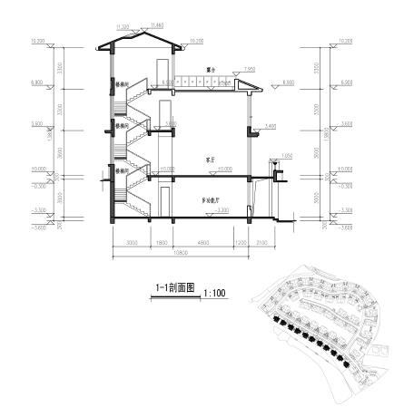 [深圳]四层新中式风格顶级生态庄园式别墅建筑设计方案...cad施工图下载【ID:165603109】