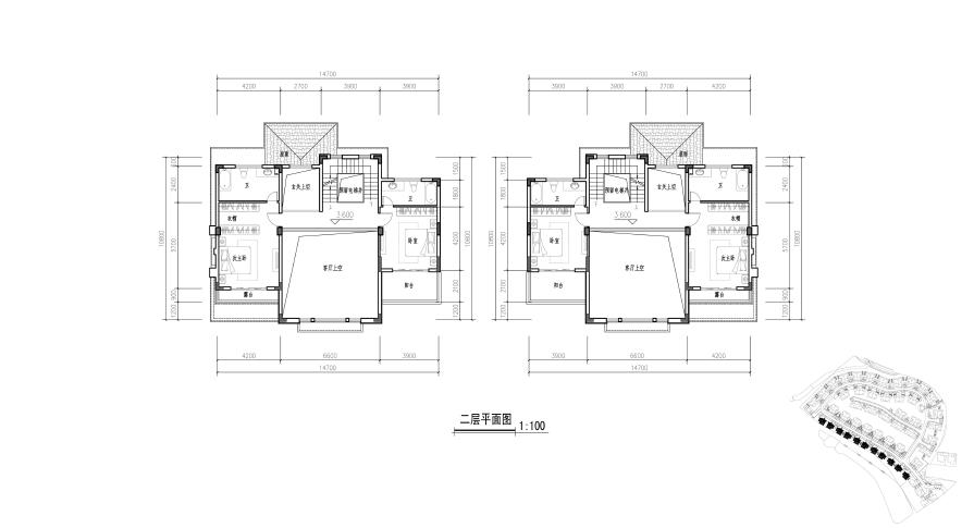 [深圳]四层新中式风格顶级生态庄园式别墅建筑设计方案...cad施工图下载【ID:165603109】