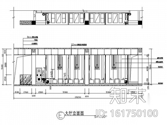 [原创]低调雅致西餐厅设计CAD施工图施工图下载【ID:161750100】