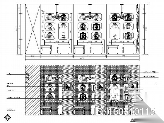 [湖北]现代时尚婚纱摄影工作室室内装修施工图cad施工图下载【ID:160710115】