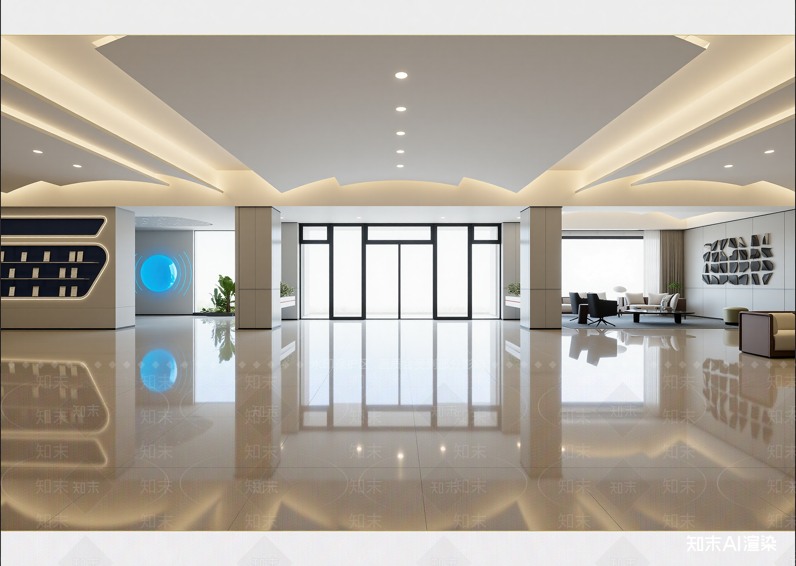 现代大厅3D模型下载【ID:1214734346】