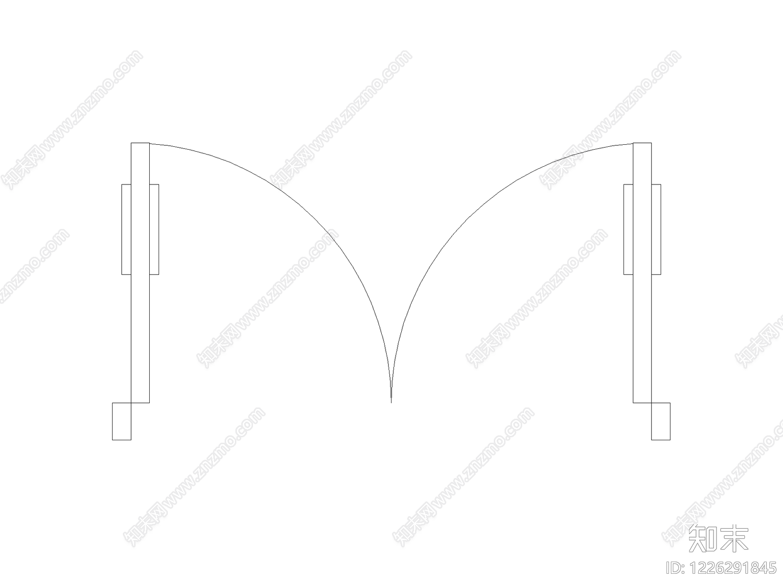 门CAD图纸