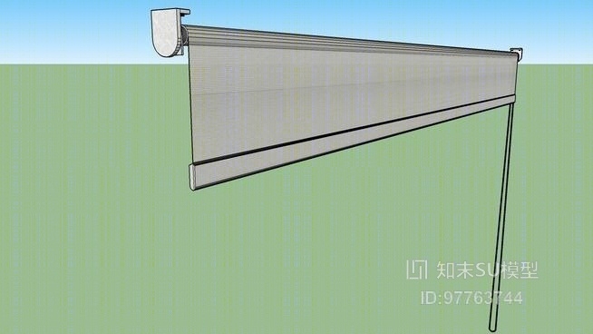 窗帘SU模型下载【ID:97763744】