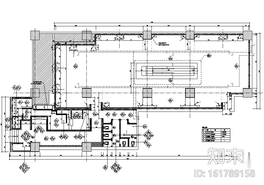 CASH酒吧室内装饰施工图（附效果图）cad施工图下载【ID:161789158】