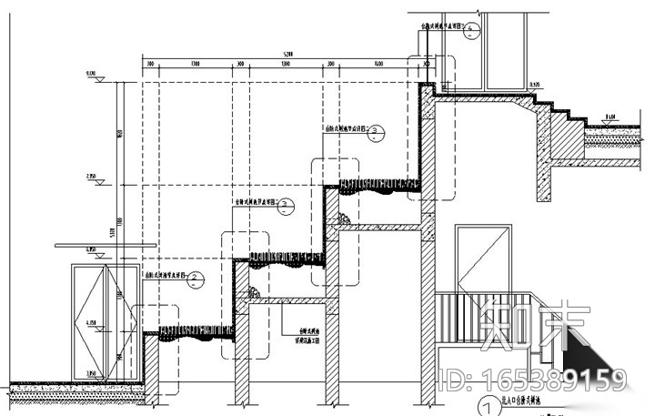 [浙江]综合性商务中心新增露台及附楼景观施工图（2016最...cad施工图下载【ID:165389159】