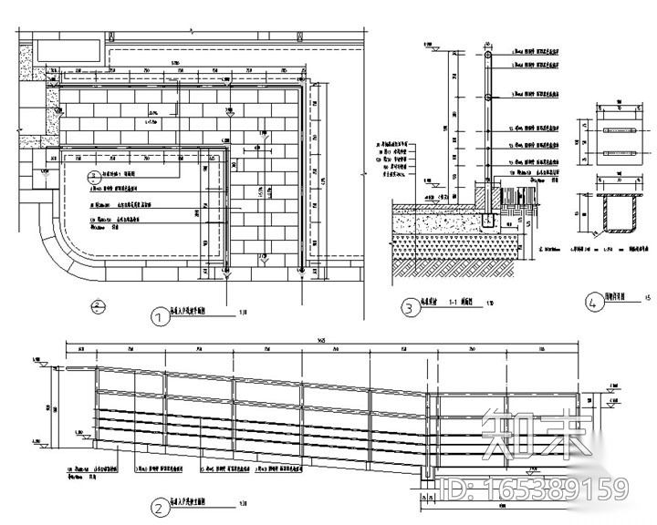 [浙江]综合性商务中心新增露台及附楼景观施工图（2016最...cad施工图下载【ID:165389159】