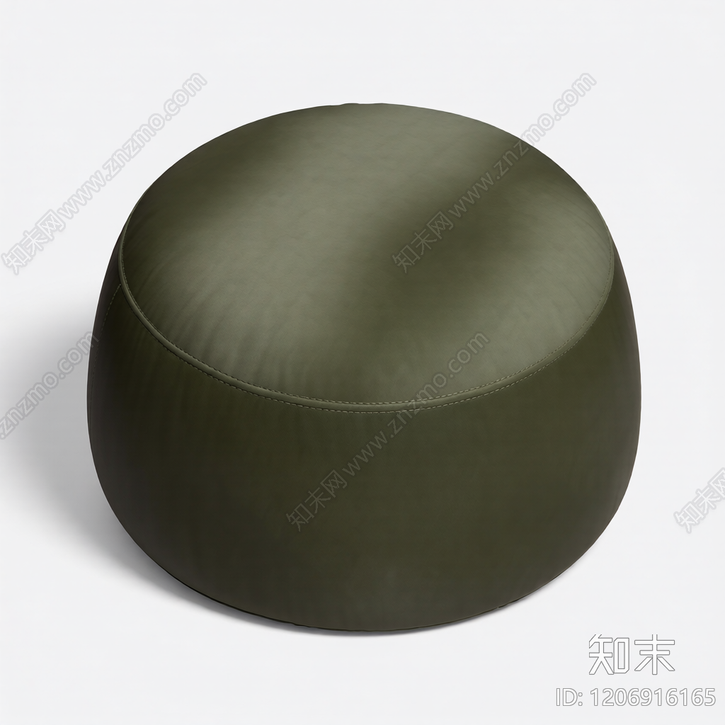 圆形软垫凳3D模型下载【ID:1206916165】