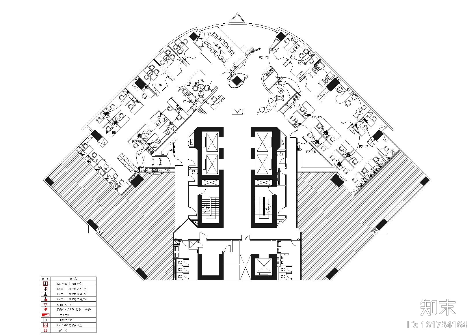 [上海]孩之宝上海办公室装饰施工图+效果图cad施工图下载【ID:161734164】