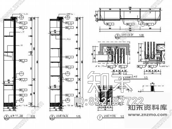 图块/节点全套衣帽柜节点CAD图块下载施工图下载【ID:832187722】
