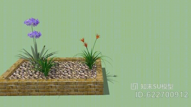 杂草图SU模型下载【ID:622700912】