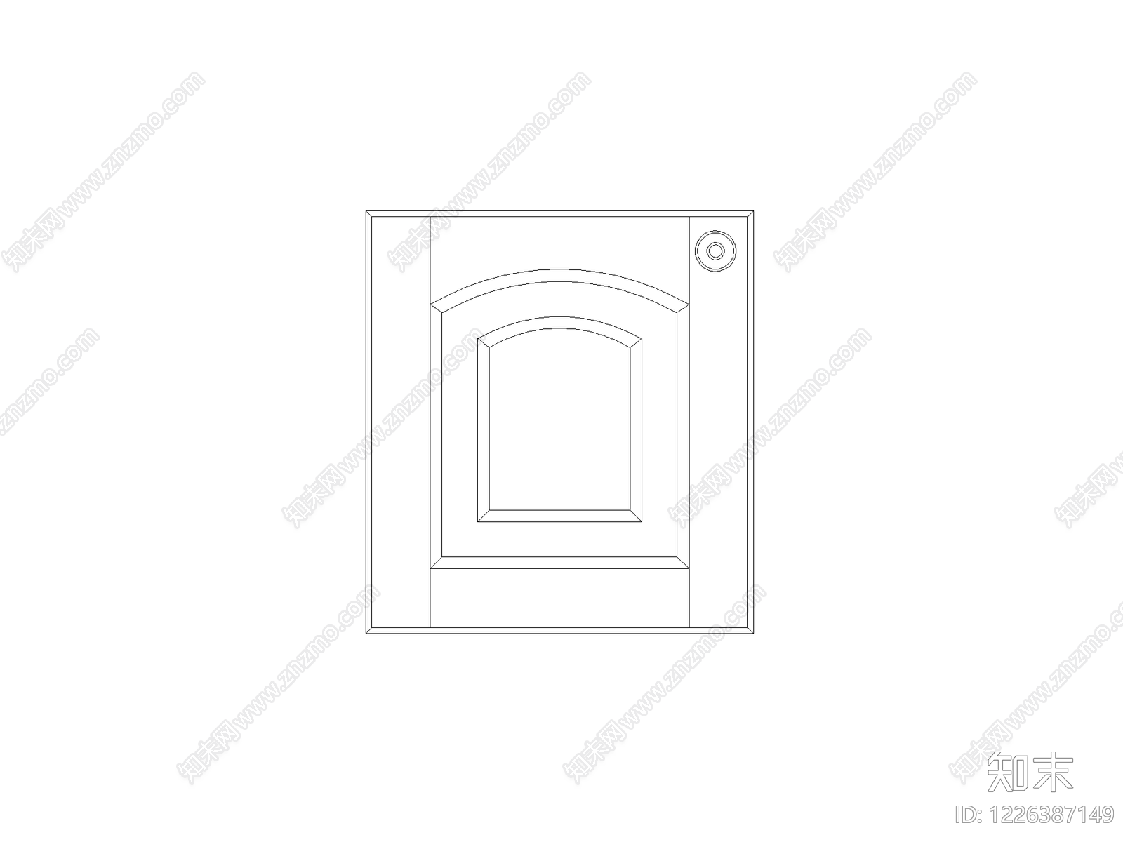 柜子cad施工图下载【ID:1226387149】