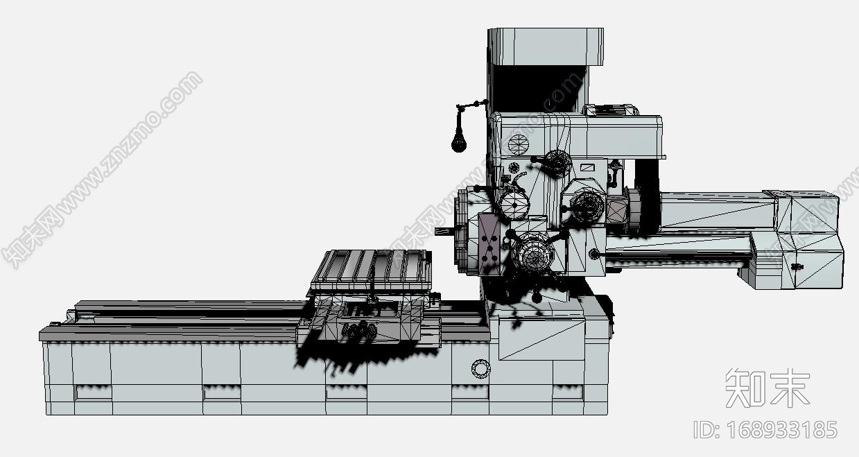 卧式镗床CG模型下载【ID:168933185】