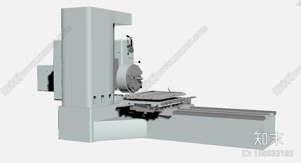 卧式镗床CG模型下载【ID:168933185】